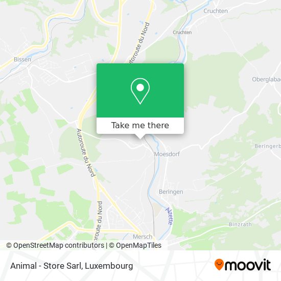 Animal - Store Sarl map