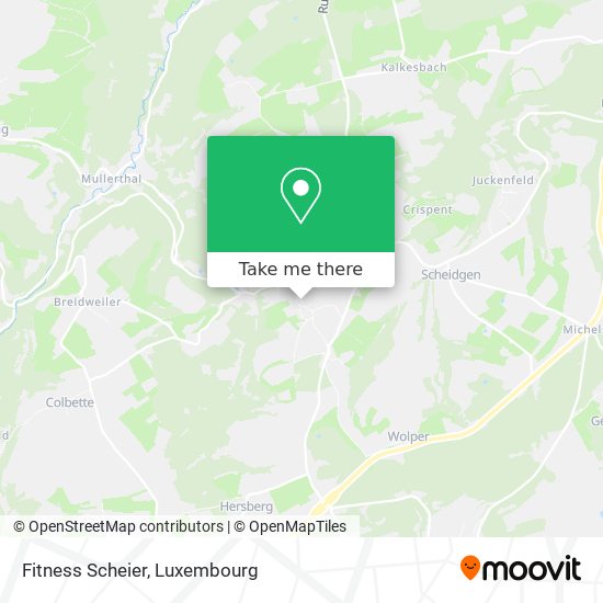 Fitness Scheier map