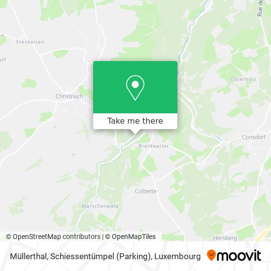 Müllerthal, Schiessentümpel (Parking) Karte