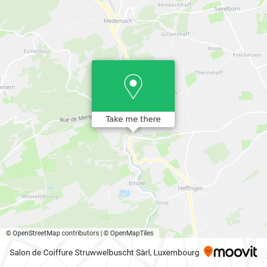 Salon de Coiffure Struwwelbuscht Sàrl map