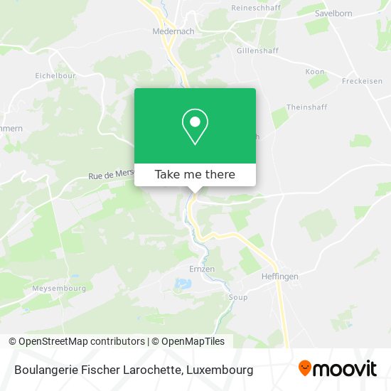 Boulangerie Fischer Larochette map