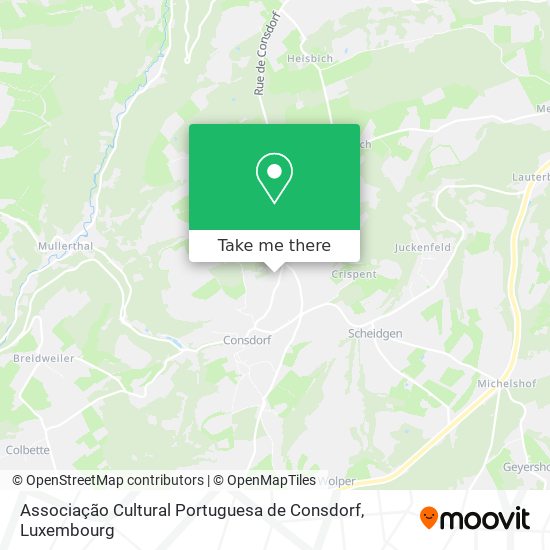 Associação Cultural Portuguesa de Consdorf map
