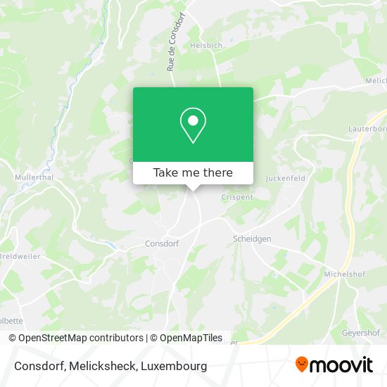 Consdorf, Melicksheck map