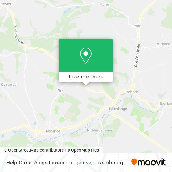 Help-Croix-Rouge Luxembourgeoise map