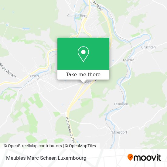 Meubles Marc Scheer map
