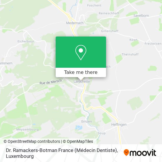 Dr. Ramackers-Botman France (Médecin Dentiste) Karte
