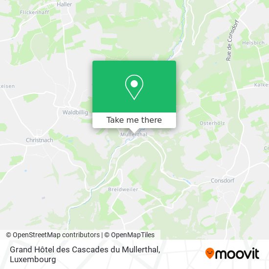 Grand Hôtel des Cascades du Mullerthal map