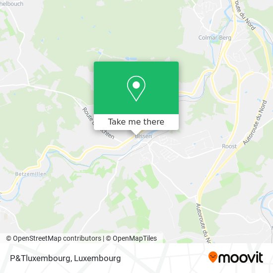 P&Tluxembourg Karte