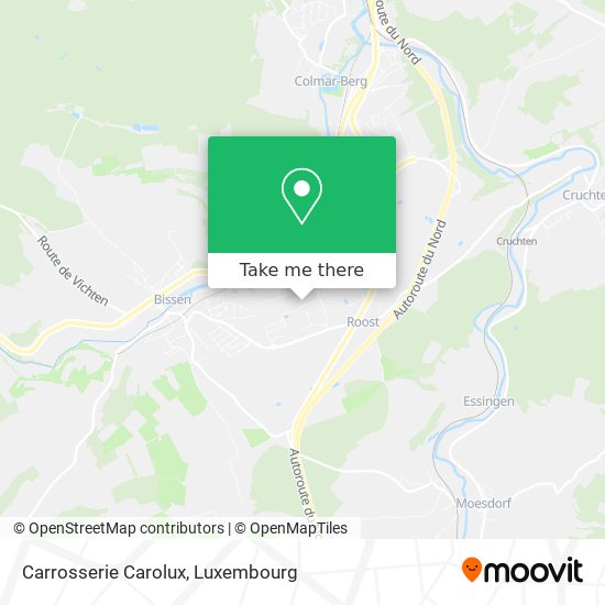 Carrosserie Carolux map