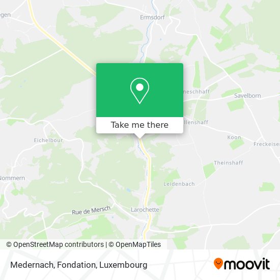 Medernach, Fondation map