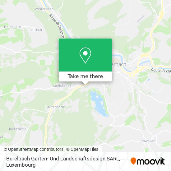 Burelbach Garten- Und Landschaftsdesign SARL map