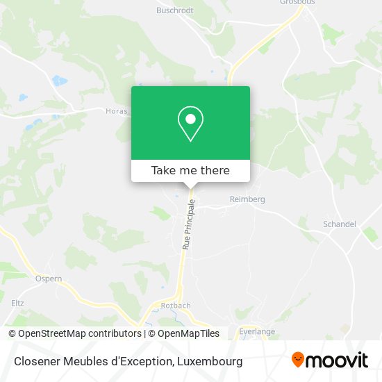Closener Meubles d'Exception map