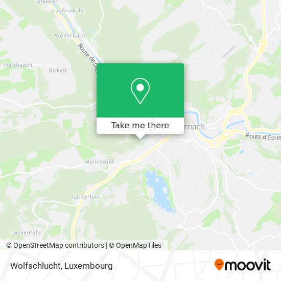 Wolfschlucht map