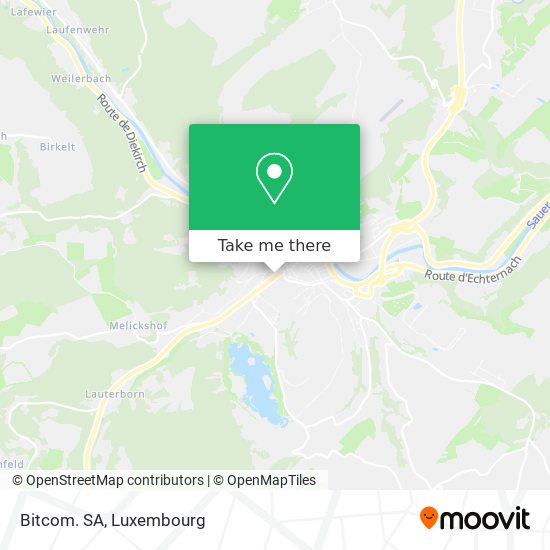 Bitcom. SA map