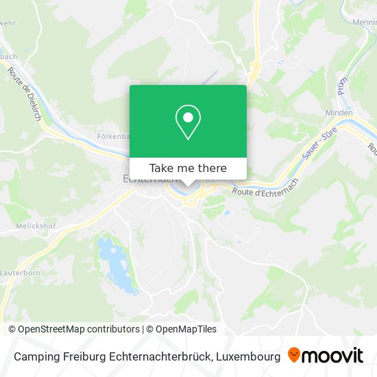 Camping Freiburg Echternachterbrück Karte