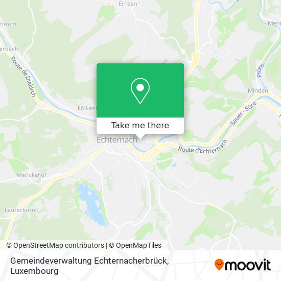 Gemeindeverwaltung Echternacherbrück Karte