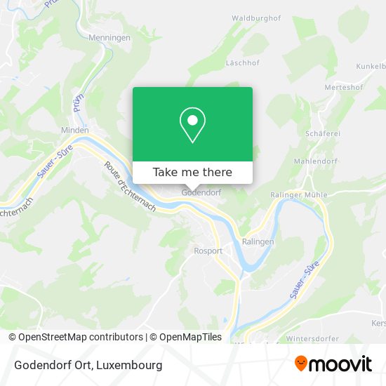 Godendorf Ort map