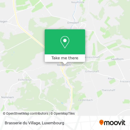 Brasserie du Village map
