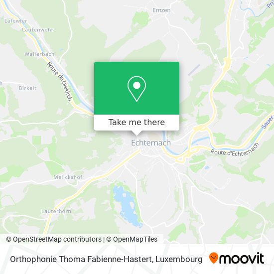 Orthophonie Thoma Fabienne-Hastert Karte