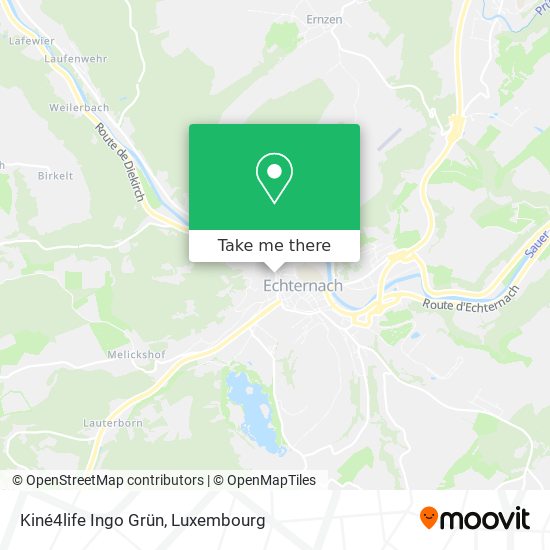 Kiné4life Ingo Grün map