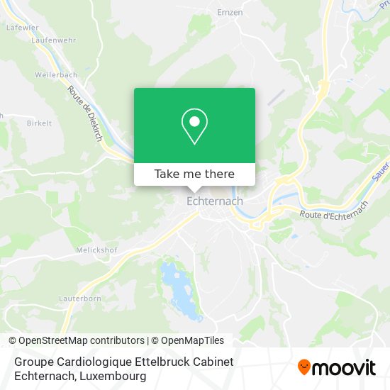 Groupe Cardiologique Ettelbruck Cabinet Echternach map