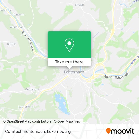 Comtech Echternach map