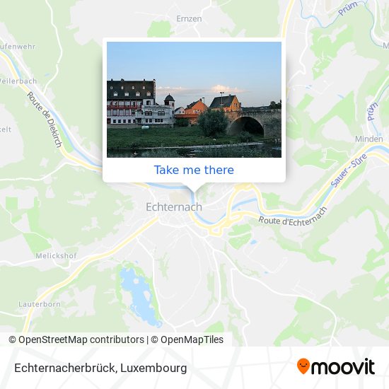 Echternacherbrück Karte
