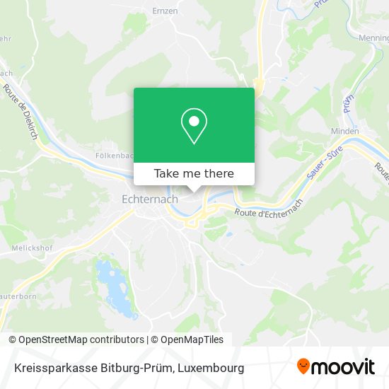Kreissparkasse Bitburg-Prüm map