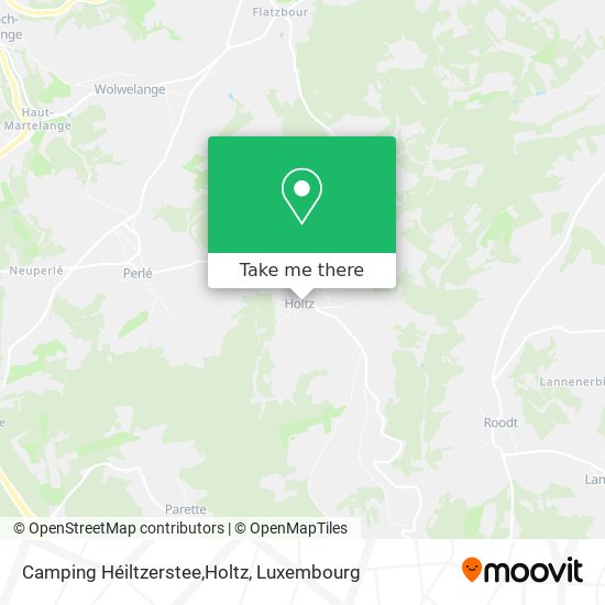 Camping Héiltzerstee,Holtz Karte