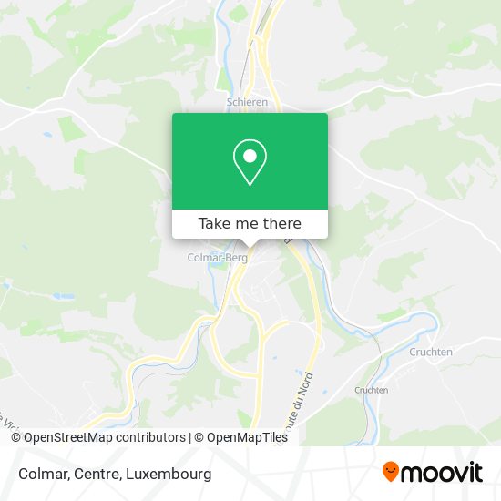 Colmar, Centre map