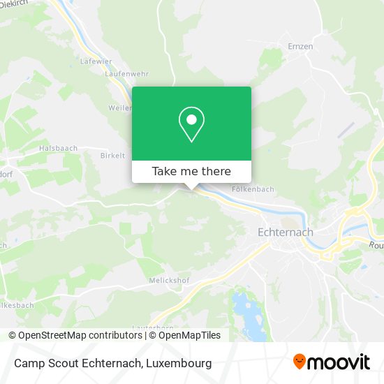 Camp Scout Echternach map