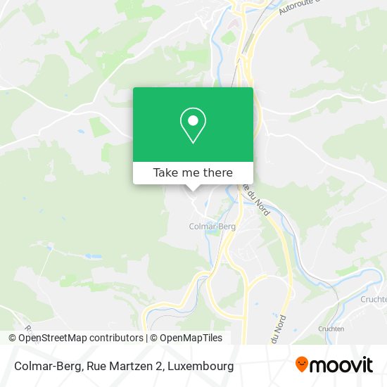 Colmar-Berg, Rue Martzen 2 map