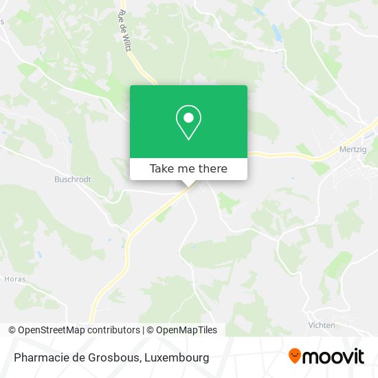 Pharmacie de Grosbous Karte