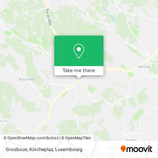 Grosbous, Kiircheplaz map