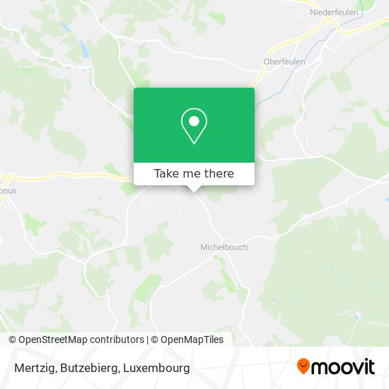 Mertzig, Butzebierg map