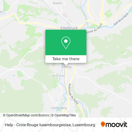 Help - Croix-Rouge luxembourgeoise map