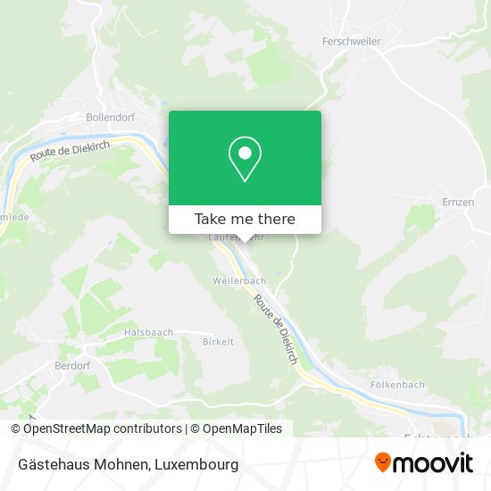 Gästehaus Mohnen map