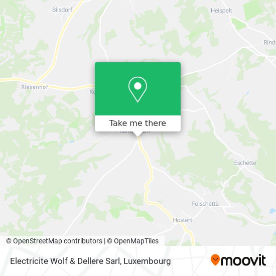 Electricite Wolf & Dellere Sarl map