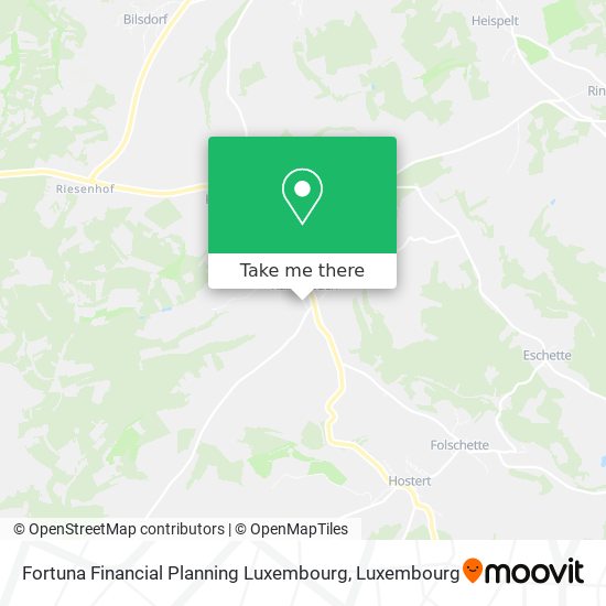 Fortuna Financial Planning Luxembourg map