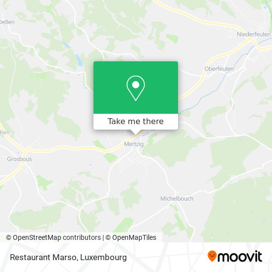 Restaurant Marso map