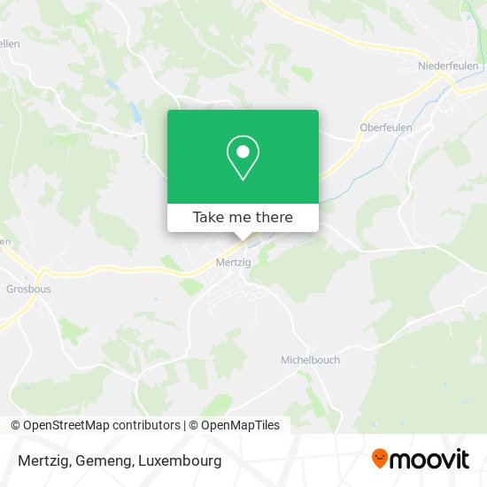 Mertzig, Gemeng map