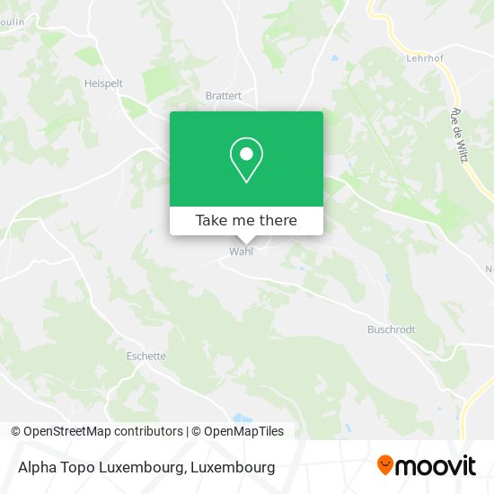 Alpha Topo Luxembourg map