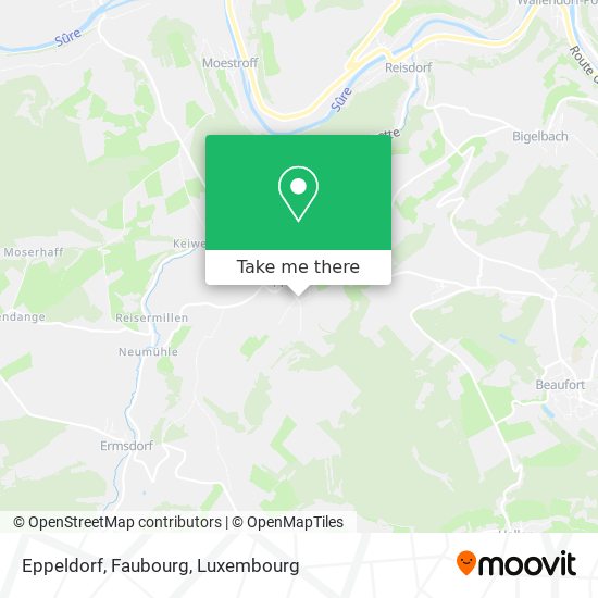 Eppeldorf, Faubourg Karte