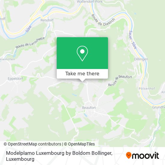 Modelplamo Luxembourg by Boldom Bollinger map