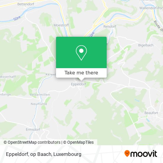 Eppeldorf, op Baach map