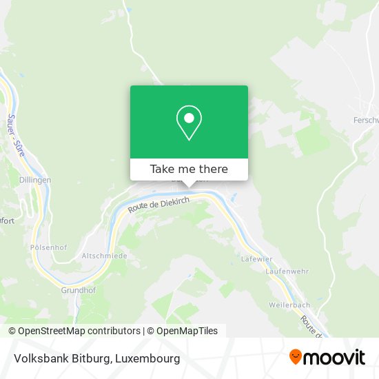 Volksbank Bitburg map