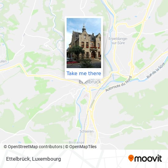 Ettelbrück map