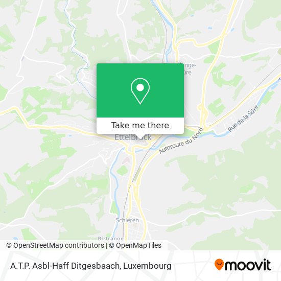A.T.P. Asbl-Haff Ditgesbaach Karte