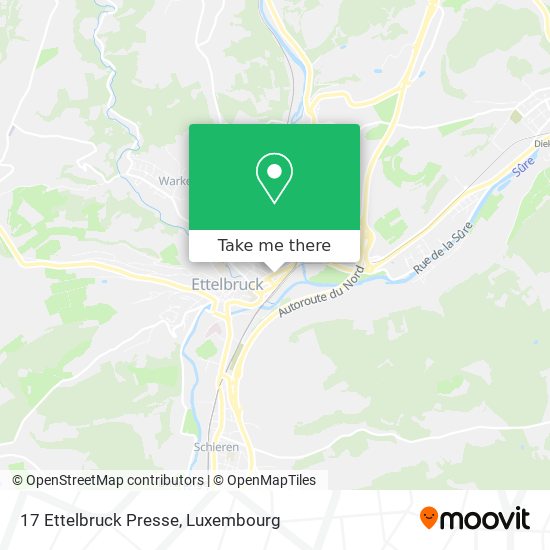 17 Ettelbruck Presse map