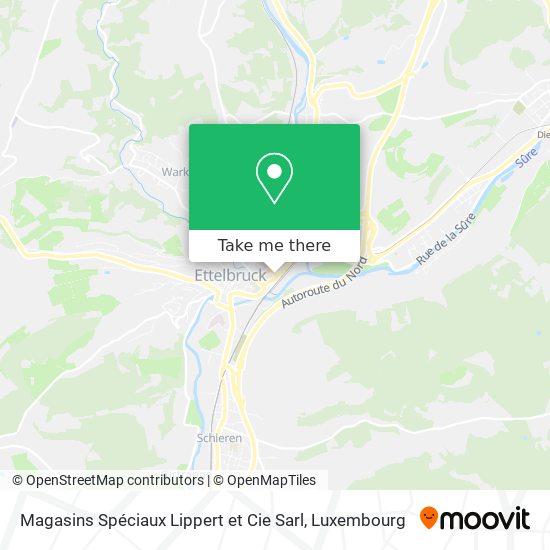 Magasins Spéciaux Lippert et Cie Sarl map